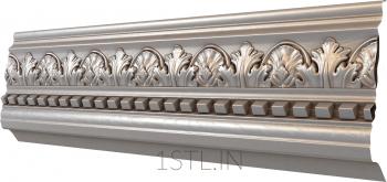 Cornice (KRN_0048) 3D model for CNC machine