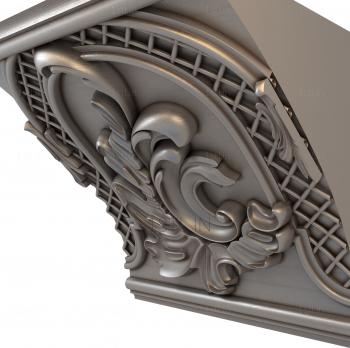 Cornice (KRN_0053) 3D model for CNC machine