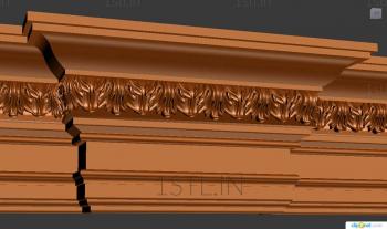 Cornice (KRN_0074) 3D model for CNC machine