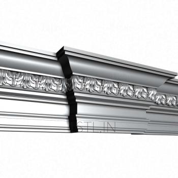 Cornice (KRN_0074) 3D model for CNC machine