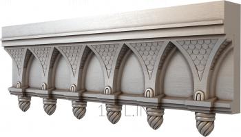 Cornice (KRN_0076) 3D model for CNC machine