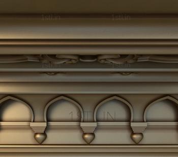 Cornice (KRN_0077) 3D model for CNC machine