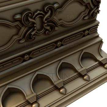 Cornice (KRN_0077) 3D model for CNC machine