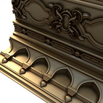 Cornice (KRN_0077) 3D model for CNC machine