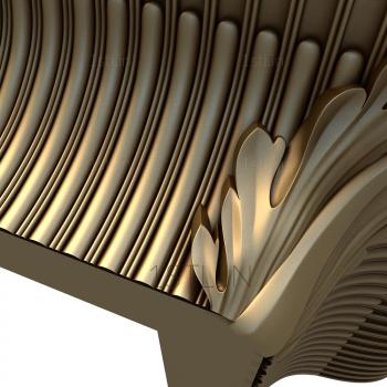 Cornice (KRN_0078) 3D model for CNC machine