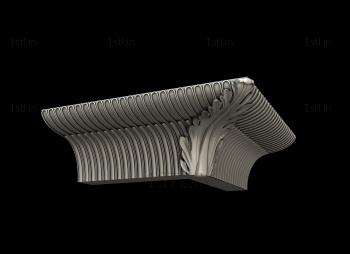 Cornice (KRN_0078) 3D model for CNC machine