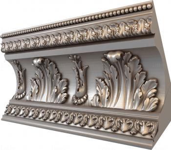 Cornice (KRN_0086-9) 3D model for CNC machine