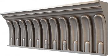 Cornice (KRN_0105-9) 3D model for CNC machine