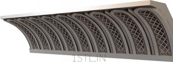 Cornice (KRN_0110-9) 3D model for CNC machine