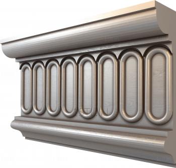 Cornice (KRN_0136-9) 3D model for CNC machine