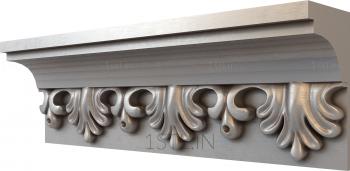 Cornice (KRN_0138-9) 3D model for CNC machine