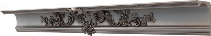 Cornice (KRN_0142-9) 3D model for CNC machine