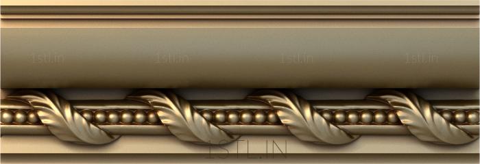 Cornice (KRN_0184-9) 3D model for CNC machine