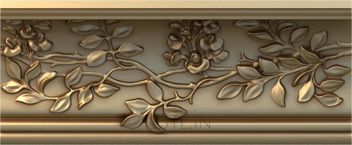 Cornice (KRN_0199-9) 3D model for CNC machine