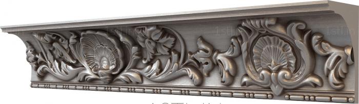 Cornice (KRN_0202-9) 3D model for CNC machine