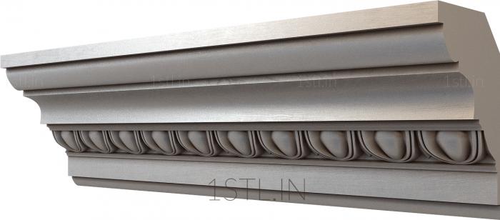 Cornice (KRN_0210-9) 3D model for CNC machine