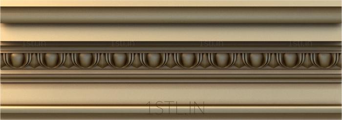 Cornice (KRN_0222-9) 3D model for CNC machine