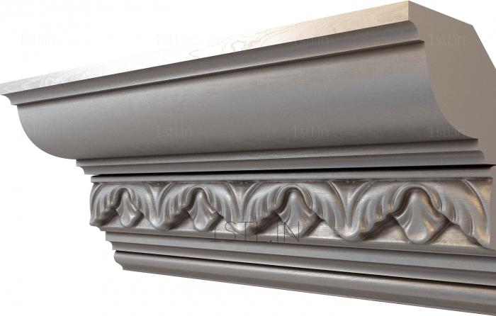 Cornice (KRN_0224-9) 3D model for CNC machine