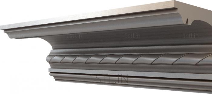 Cornice (KRN_0226-9) 3D model for CNC machine