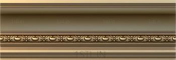 Cornice (KRN_0240-9) 3D model for CNC machine