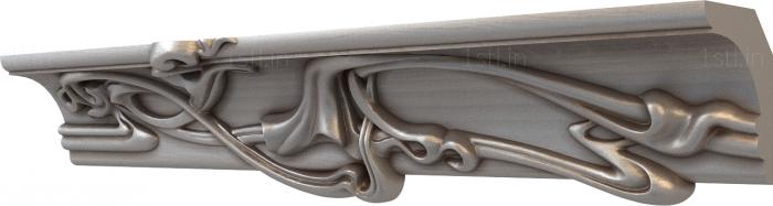 Cornice (KRN_0282-9) 3D model for CNC machine