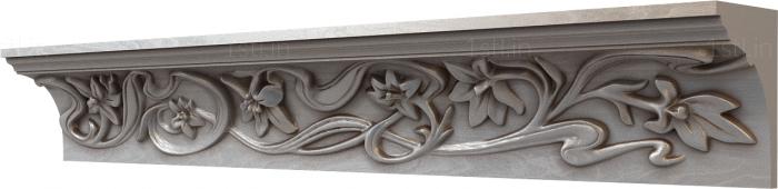 Cornice (KRN_0283-9) 3D model for CNC machine