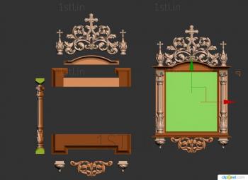 Icon case (KT_0048) 3D model for CNC machine