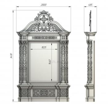 Icon case (KT_0081) 3D model for CNC machine