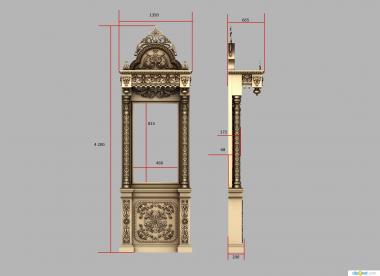 Icon case (KT_0131) 3D model for CNC machine