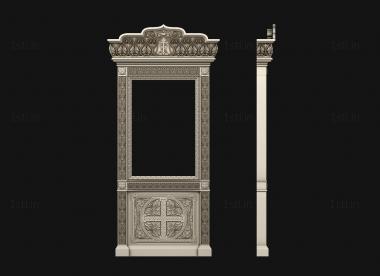 Icon case (KT_0140) 3D model for CNC machine