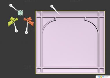 Icon case (KT_0143) 3D model for CNC machine