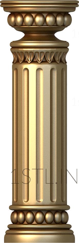 Columns (KL_0005) 3D model for CNC machine