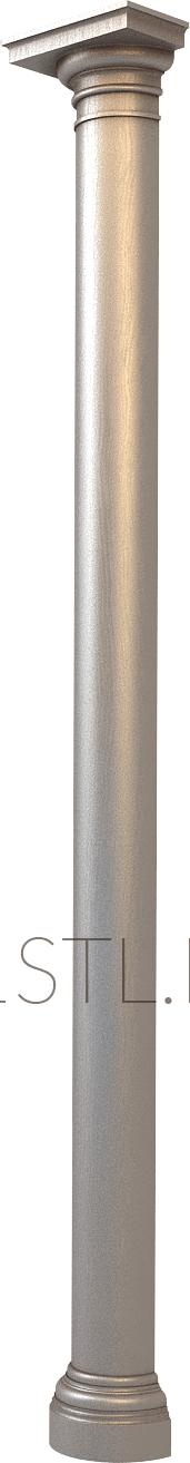 Columns (KL_0019-9) 3D model for CNC machine