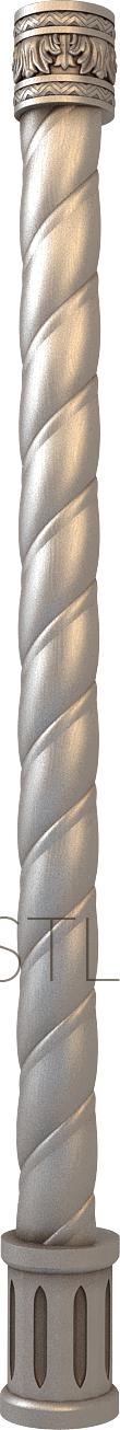 Columns (KL_0024) 3D model for CNC machine