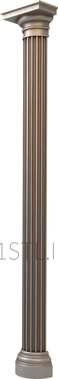 Columns (KL_0027-9) 3D model for CNC machine