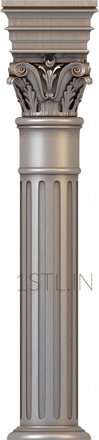 Columns (KL_0036) 3D model for CNC machine