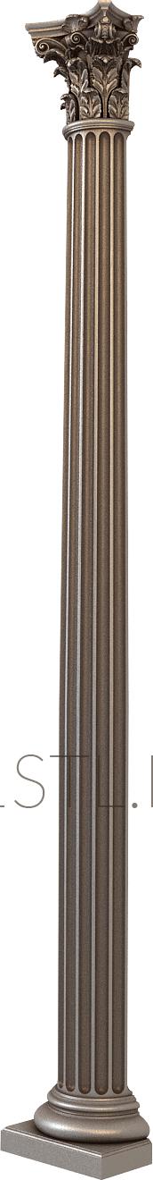 Columns (KL_0053-9) 3D model for CNC machine