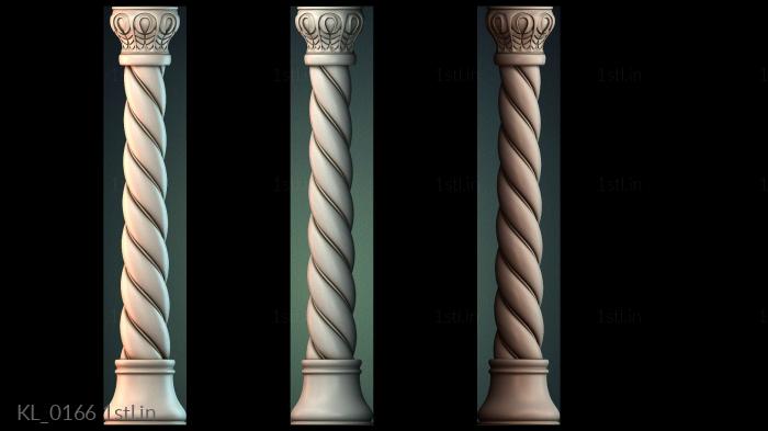 कॉलम (KL_0166) सीएनसी मशीन के लिए 3D मॉडल