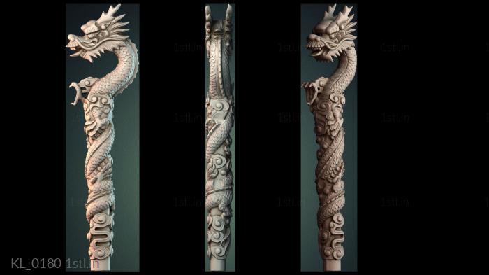 कॉलम (KL_0180) सीएनसी मशीन के लिए 3D मॉडल