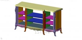 Chests of drawers (KMD_0103) 3D model for CNC machine