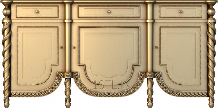 Chests of drawers (KMD_0138) 3D model for CNC machine