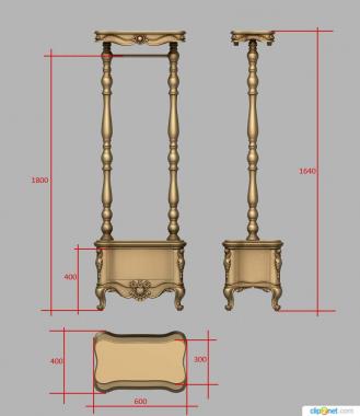 Chests of drawers (KMD_0167) 3D model for CNC machine