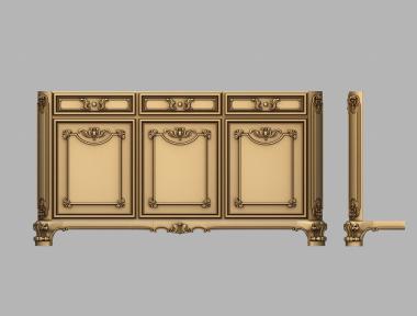 Chests of drawers (KMD_0178) 3D model for CNC machine