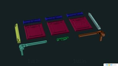 Chests of drawers (KMD_0178) 3D model for CNC machine