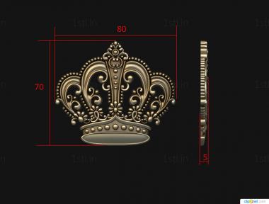 Crown (KOR_0332) 3D model for CNC machine