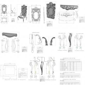 Armchairs (KRL_0004) 3D model for CNC machine