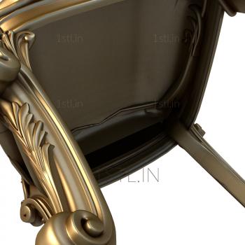 Armchairs (KRL_0016) 3D model for CNC machine