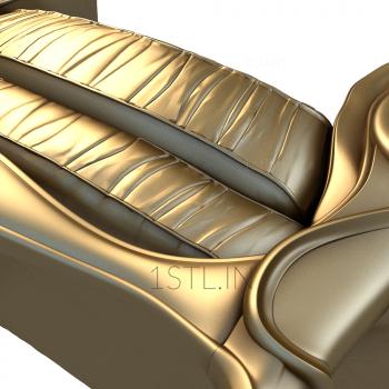 Armchairs (KRL_0030) 3D model for CNC machine