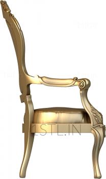 Armchairs (KRL_0046) 3D model for CNC machine