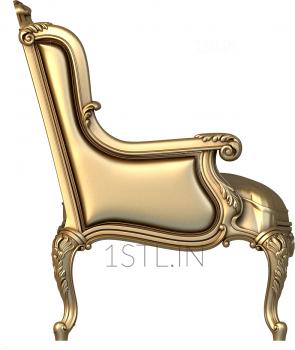 Armchairs (KRL_0048) 3D model for CNC machine